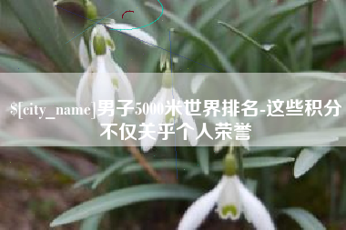 上杭男子5000米世界排名-这些积分不仅关乎个人荣誉