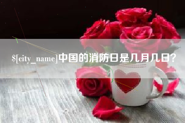 上杭中国的消防日是几月几日？