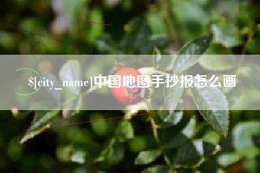 上杭中国地图手抄报怎么画