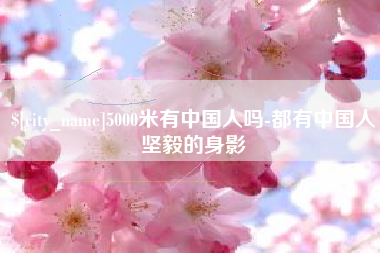 上杭5000米有中国人吗-都有中国人坚毅的身影