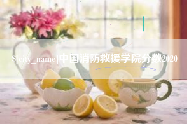 上杭中国消防救援学院分数2020