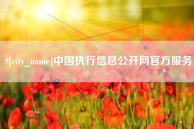 上杭中国执行信息公开网官方服务