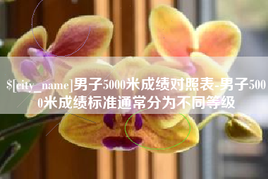 上杭男子5000米成绩对照表-男子5000米成绩标准通常分为不同等级