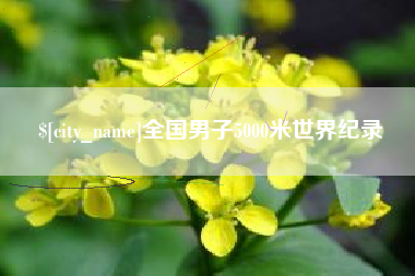 上杭全国男子5000米世界纪录