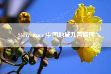 上杭中国地域九宫版图
