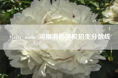 上杭河南消防学校招生分数线
