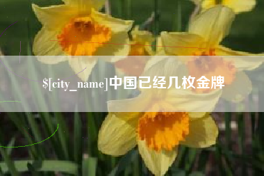 上杭中国已经几枚金牌