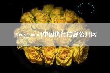 上杭中国执行信息公开网
