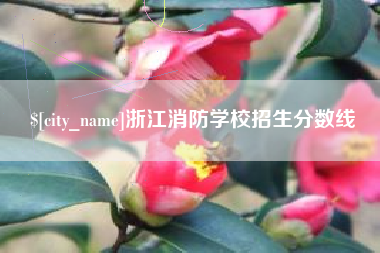上杭浙江消防学校招生分数线