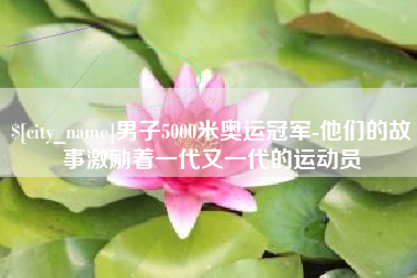 上杭男子5000米奥运冠军-他们的故事激励着一代又一代的运动员