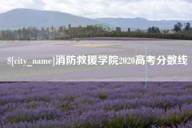 上杭消防救援学院2020高考分数线