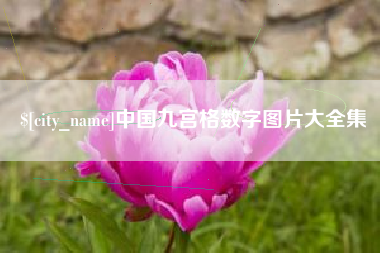 上杭中国九宫格数字图片大全集