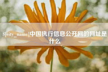 上杭中国执行信息公开网的网址是什么