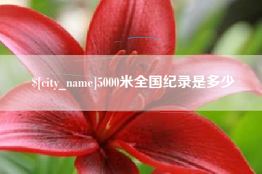 上杭5000米全国纪录是多少