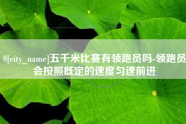 上杭五千米比赛有领跑员吗-领跑员会按照既定的速度匀速前进