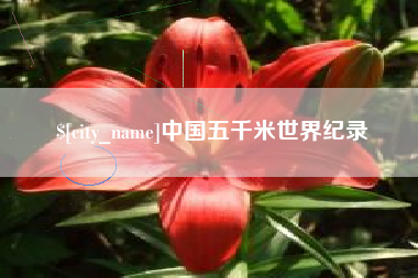 上杭中国五千米世界纪录
