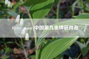 上杭中国第九金牌获得者