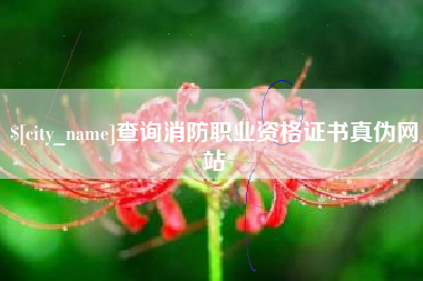 上杭查询消防职业资格证书真伪网站