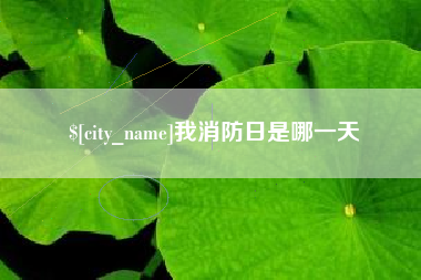 上杭我消防日是哪一天