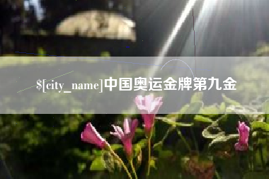 上杭中国奥运金牌第九金