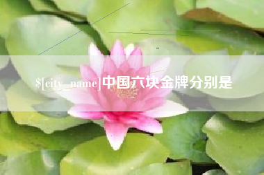 上杭中国六块金牌分别是