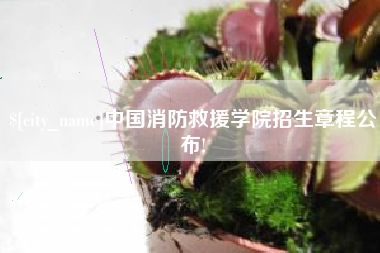 上杭中国消防救援学院招生章程公布!